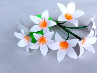 New paper craft ( Handmade paper flower)