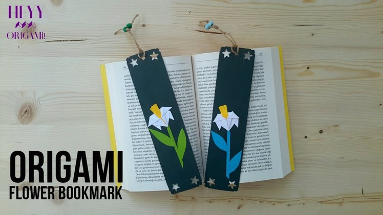 Origami Flower Bookmark Tutorial