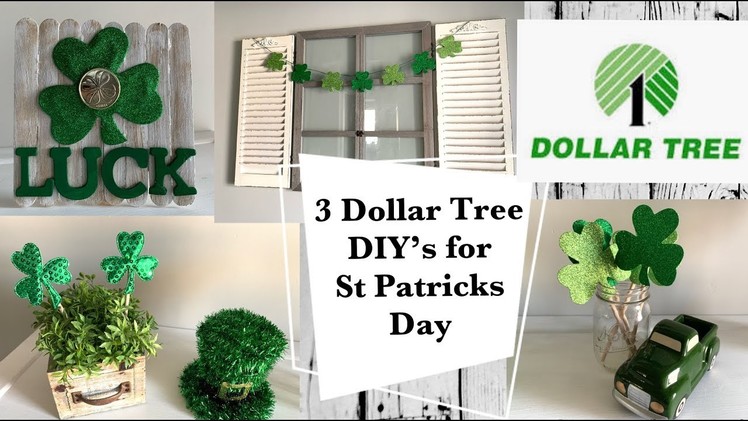 3 Dollar Tree DIY's for St. Patricks Day