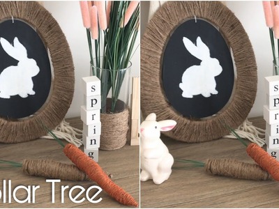 5 Rustic Farmhouse EASTER DOLLAR TREE DIY | How to make Twine Carrots