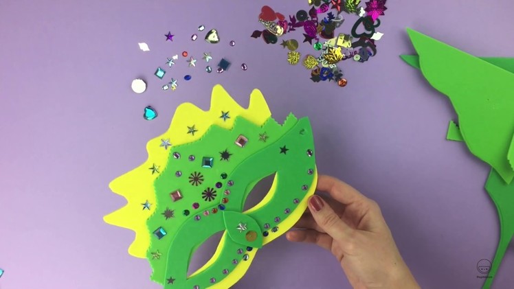 Carnival mask DIY - Maske basteln PepMelon