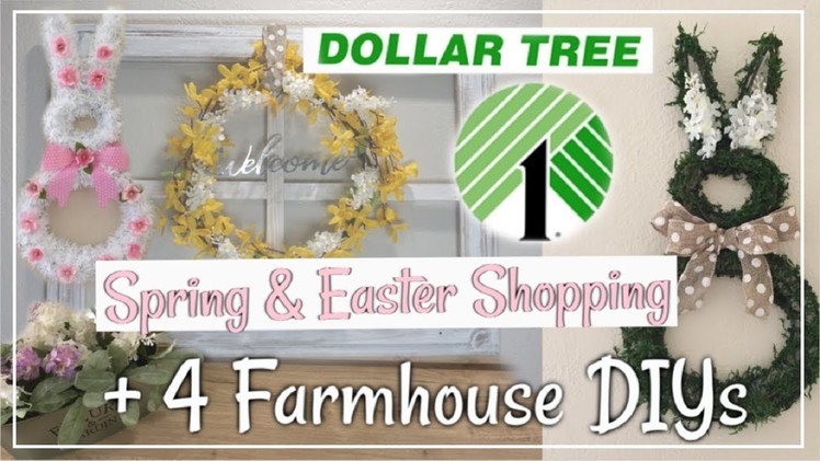 Dollar Tree Farmhouse DIYs + Dollar Tree Shop With Me | Spring & Easter DIY Decor Momma From Scratch