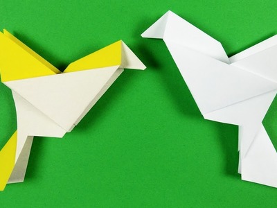 Easy origami bird for beginners