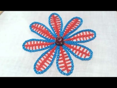 Fancy Flower Embroidery (Hand Embroidery Work)