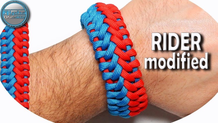 How to make Paracord bracelet Rider modified World of Paracord Tutorial DIY Paracord Bracelet