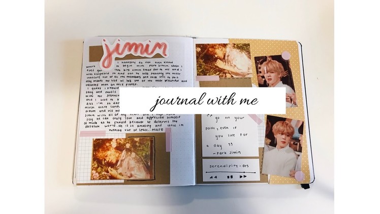 [kpop journal with me] park jimin