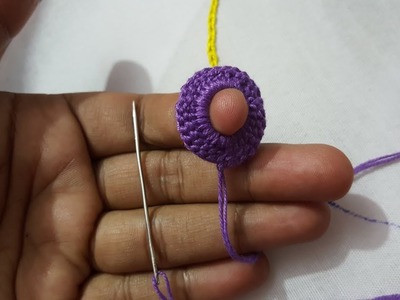 Making Hack Finger Rings With Neck Amazing Trick Hand Embroidery Mirror Design