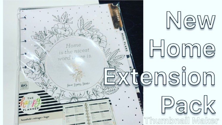 New Release!!!| Home Extension Pack| Happy Planner| Flip Through