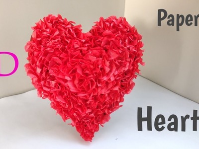 Paper heart for wall decoration.valentine heart |Trash Changer|