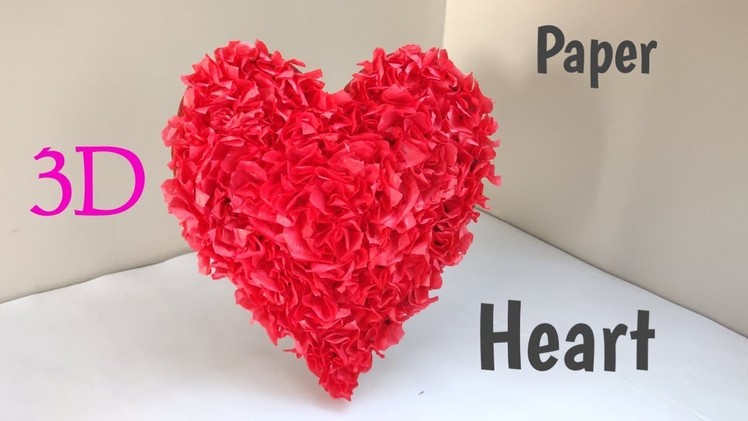 Paper heart for wall decoration.valentine heart |Trash Changer|