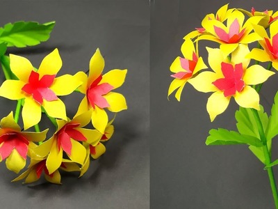 Paper Stick Flower: Easy Handcraft Idea for Paper Stick Flower | Stick Flower | Abigail Paper Crafts