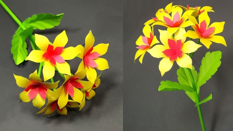 Paper Stick Flower: Easy Handcraft Idea for Paper Stick Flower | Stick Flower | Abigail Paper Crafts
