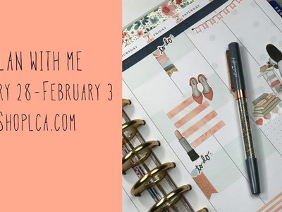 Plan With Me January 28 - February 3 | ShopLCA.com| Classic Happy Planner