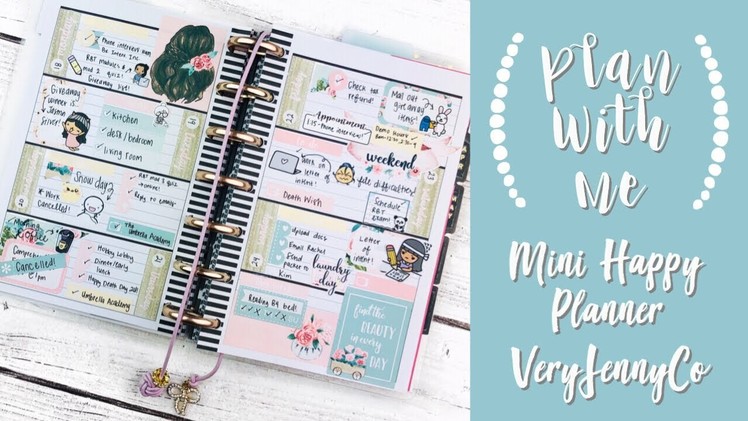 Plan With Me! | Mini Happy Planner | VeryJennyCo.