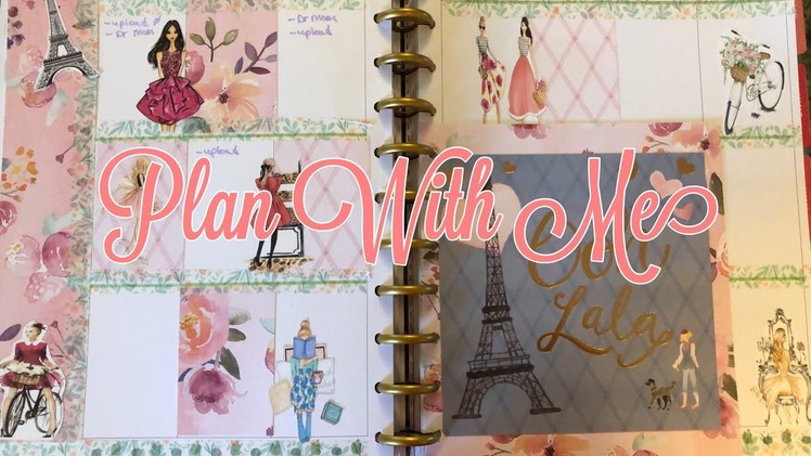 Plan With Me | Paris Theme | Happy Planner
