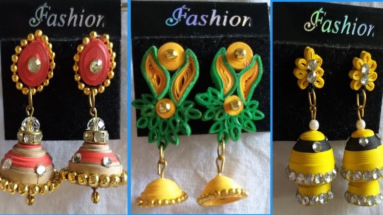 #QUILLING PAPER QUILLED EARRINGS COLLECTION 2019|EARINGS COLLECTION