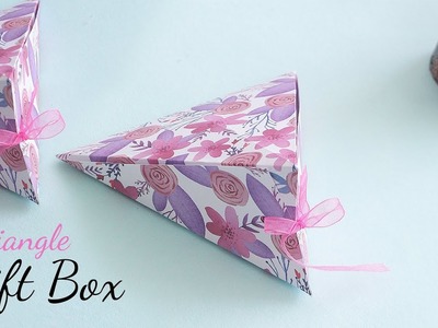Triangle Gift Box | Box tutorial | Gift Wapping Ideas