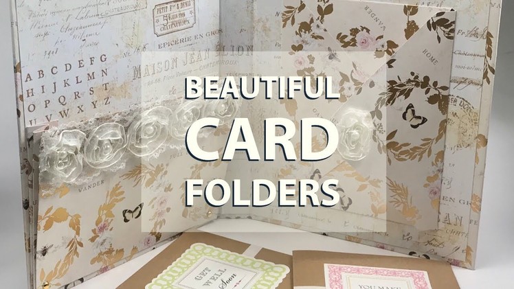 BEAUTIFUL CARD FOLDER - HOW TO MAKE