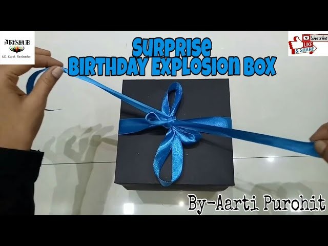 Birthday Explosion Box || Happy Birthday Explosion BOX||Explosion BOX for Best Friends Birthday.