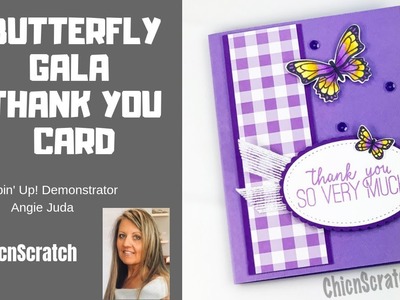 Butterfly Gala Thank You Card