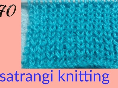 Cap  sweater & border design #170| Satrangi knitting|