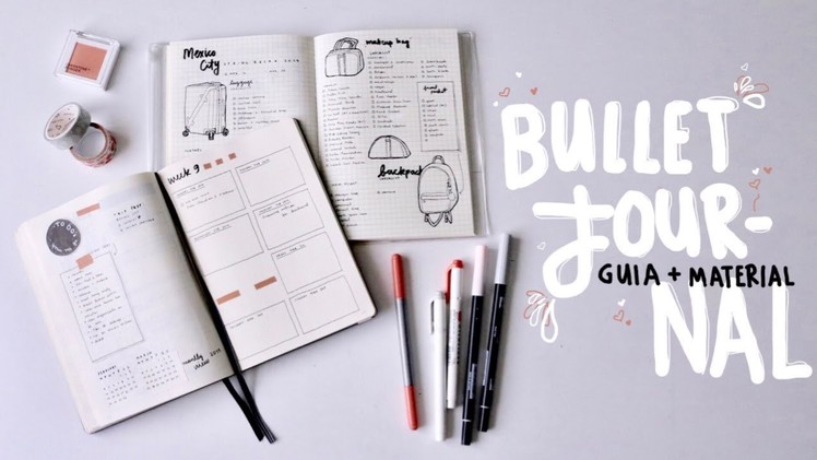 Como empezar tu propio Bullet Journal  (✿◠‿◠). materiales, tips + inspo