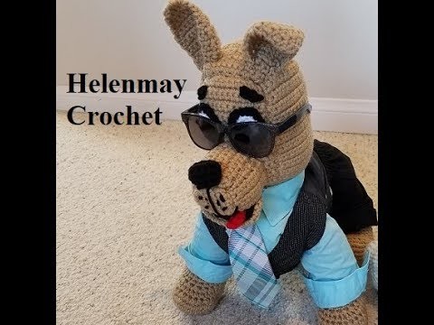 Crochet Great Dane Puppy Dog Part 2 of 2 DIY Video Tutorial