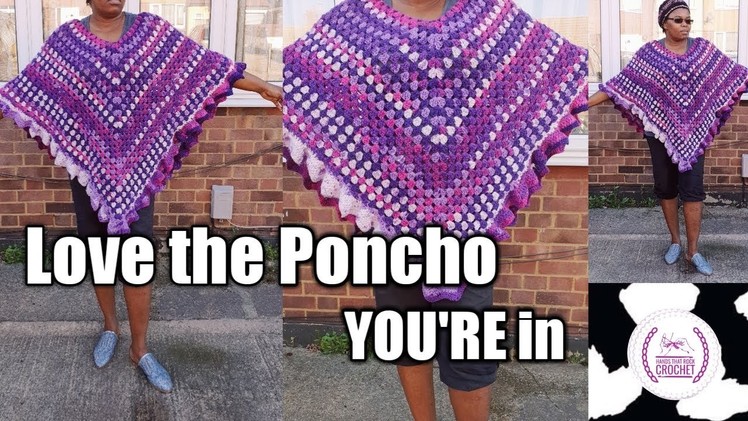 Do YOU love your poncho? crochet Poncho Ripple Fringe ☆Handsthatrockcrochet