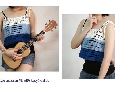 Easy Crochet for Summer: Crochet Crop Top (Halter Top) #21