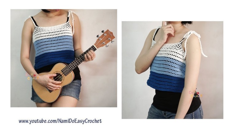 Easy Crochet for Summer: Crochet Crop Top (Halter Top) #21