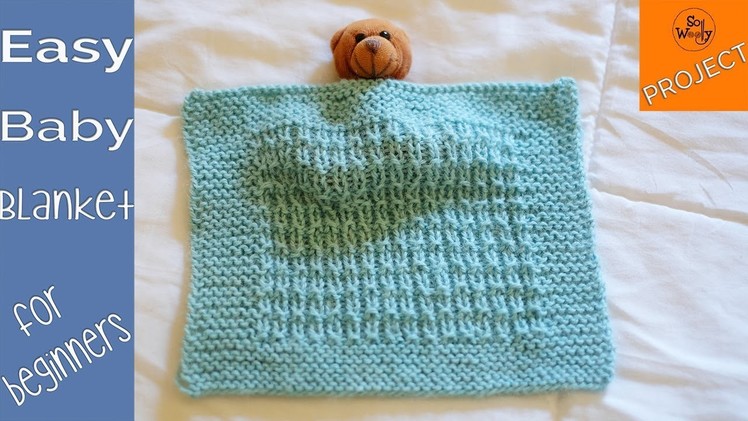 Easy knitting Baby Blanket pattern (0-12 months of age)
