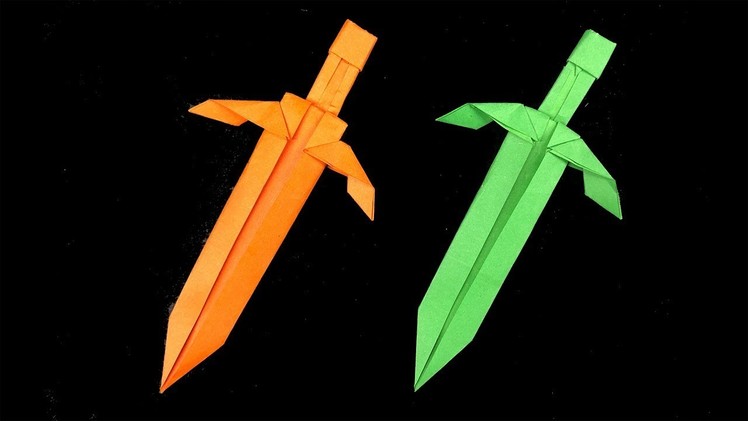 Easy Origami Paper Sword - How to Make Sword Step by Step