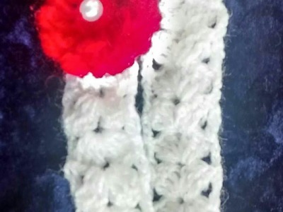 Flower shape wool hair band  for girl