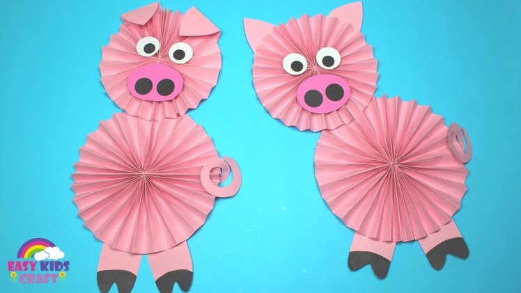 How to Make a Paper Pig | Year of The Pig Crafts for Kids