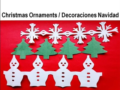 Kirigami #Christmas Decoration - Decoraciones para Navidad