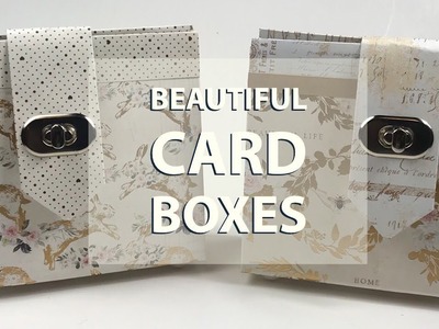 Make A Beautiful Card Box-Purse Style