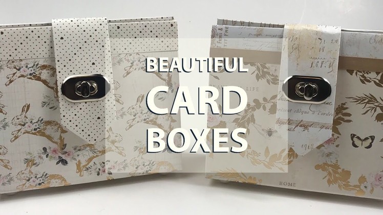 Make A Beautiful Card Box-Purse Style