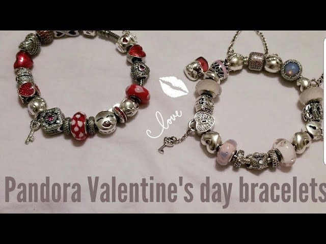 Pandora Valentine's day bracelets