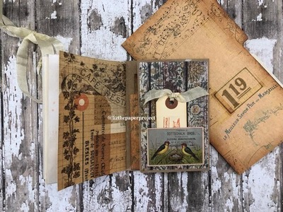 Paper Bag Cover Mini Junk Journal - Guest DT for Tracie Fox Creative