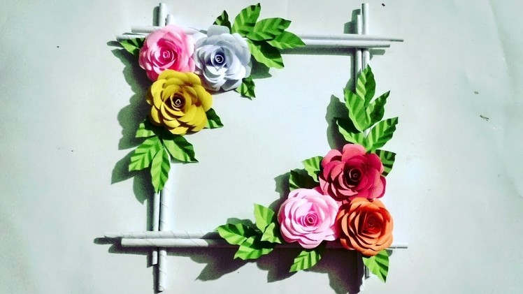 Paper  Flower Wall  Hanging | কাগজের ওয়ালমেট | Kagojer Wallate