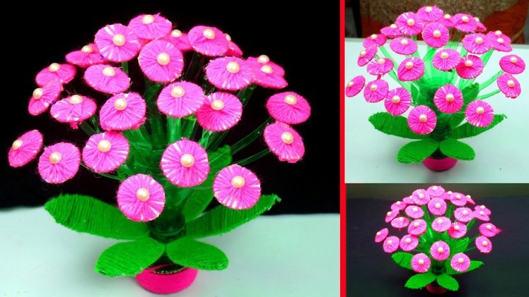 Plastic Bottle Flower Vase Amazingly Easy Recycling at Home | Best Recycled Home Decor