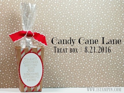 Stampin' Up! Candy Cane Lane Treat Box