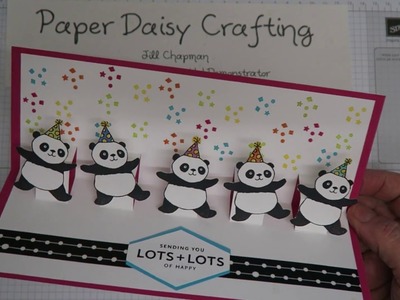 Stampin' Up! Party Pandas Pop Up card