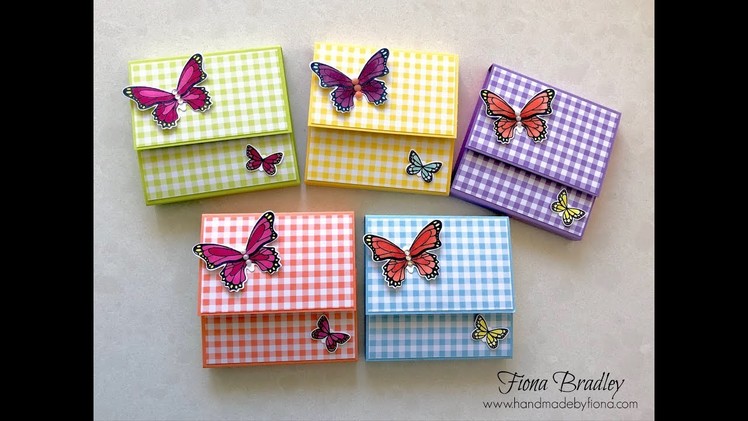 Sticky Note Holder with Butterflies