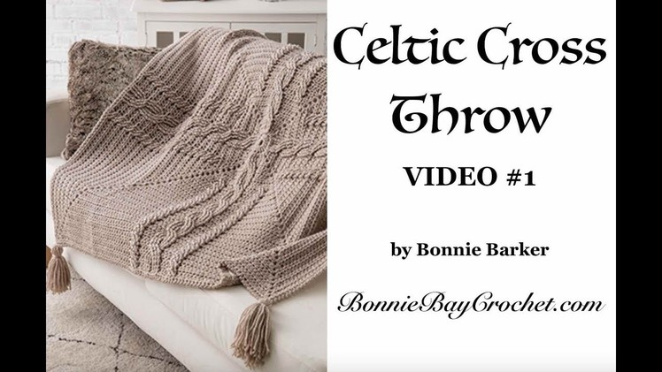 The Celtic Cross Throw by Bonnie Barker