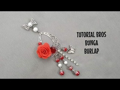 TUTORIAL BROS BUNGA BURLAP -- easy brooch tutorial