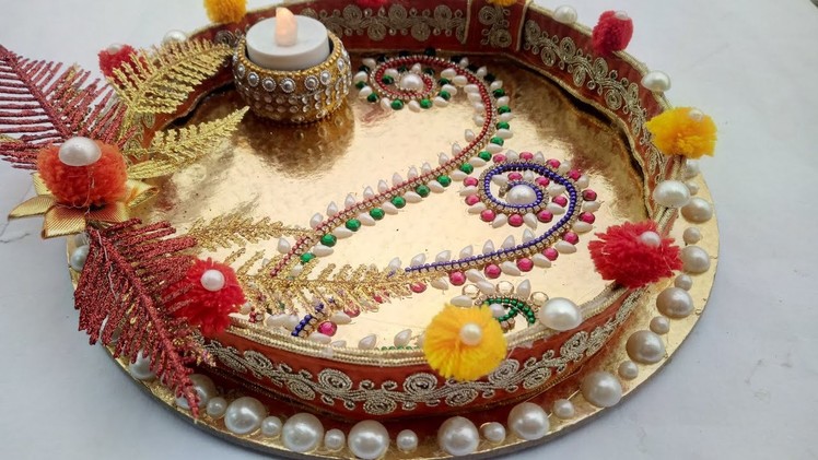 Aarti Thali Decoration Idea | CraftLas