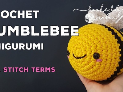 Amigurumi Bumblebee | How to crochet tutorial | Easy beginners video | Crochet Bee
