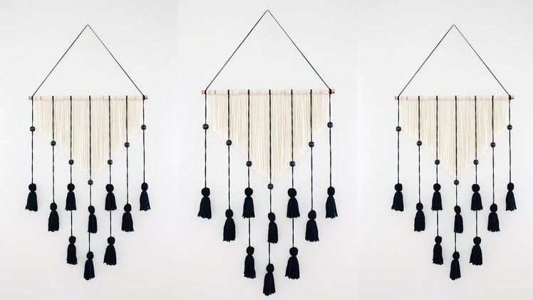 Best Woolen Craft Ideas | How To Make Hanging Using Wool | DIY Room Decor Door Hanging