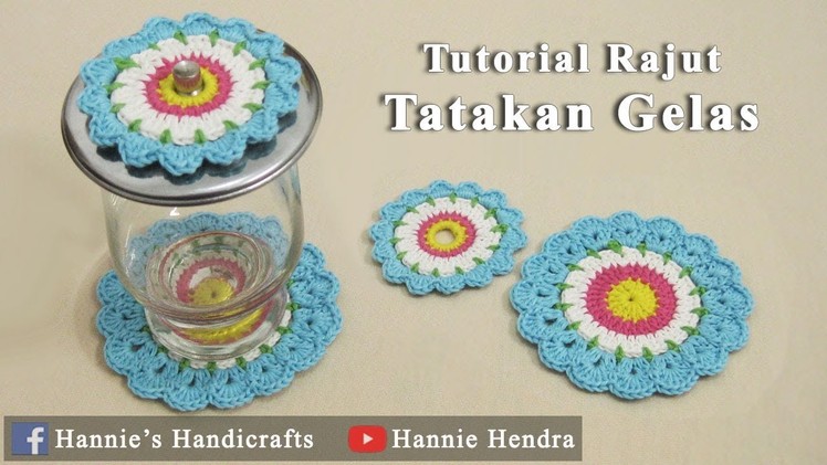 Crochet || [Easy] Tutorial Rajut Tatakan Gelas - Coasters